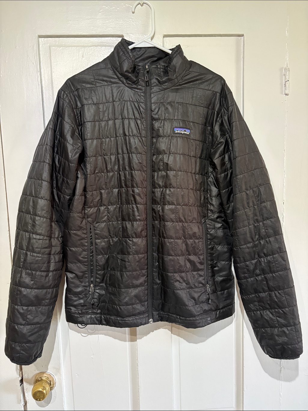 Patagonia Men's Black “Primaloft” Insulated Puffer Jacket